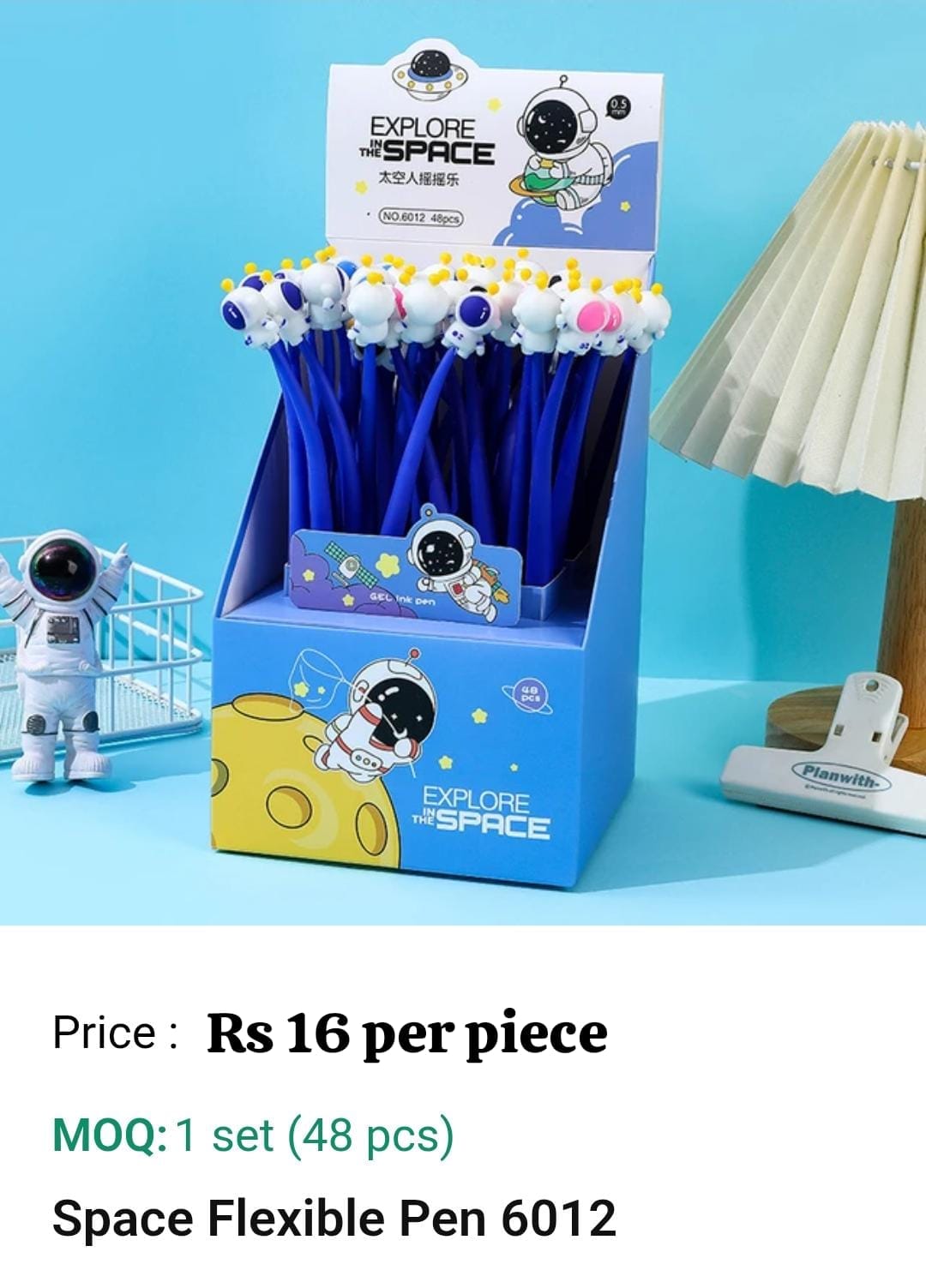 Space Flexible Kids Pen