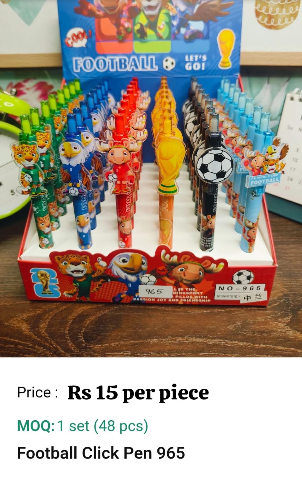 Football Click Kids Pen
