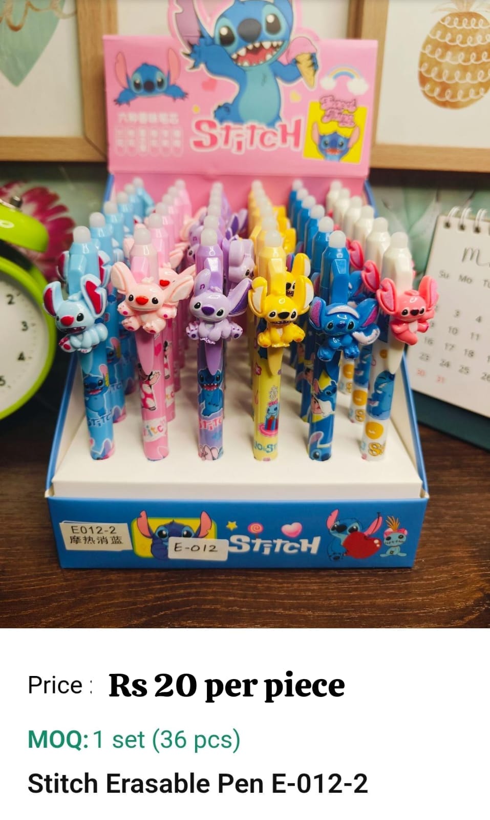 Stitch Erasable Kids Pen