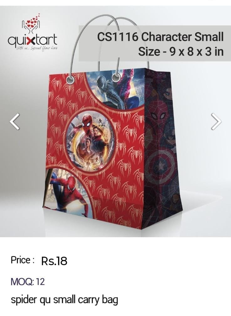 Spider Qu Small Carry Bag