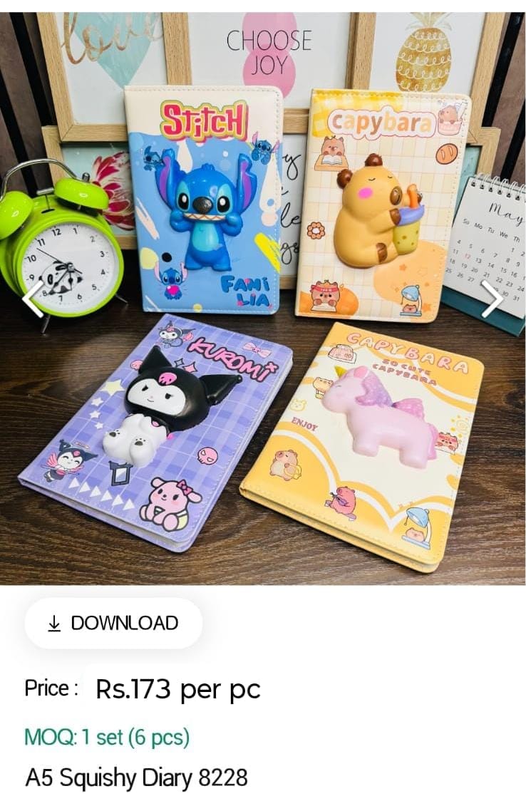 A5 Squishy Diary