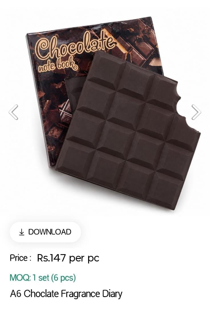 A6 Choclate Fargrance Diary
