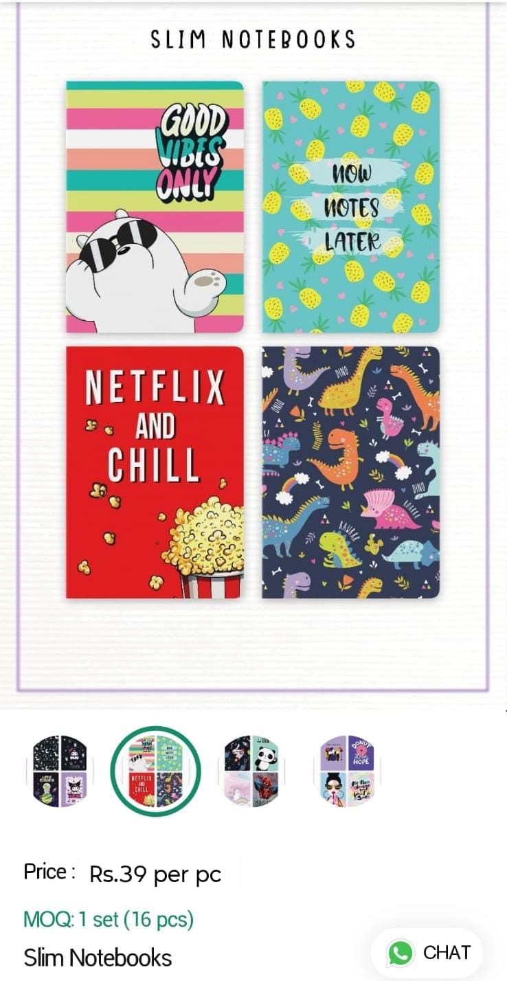 Slim Notebook