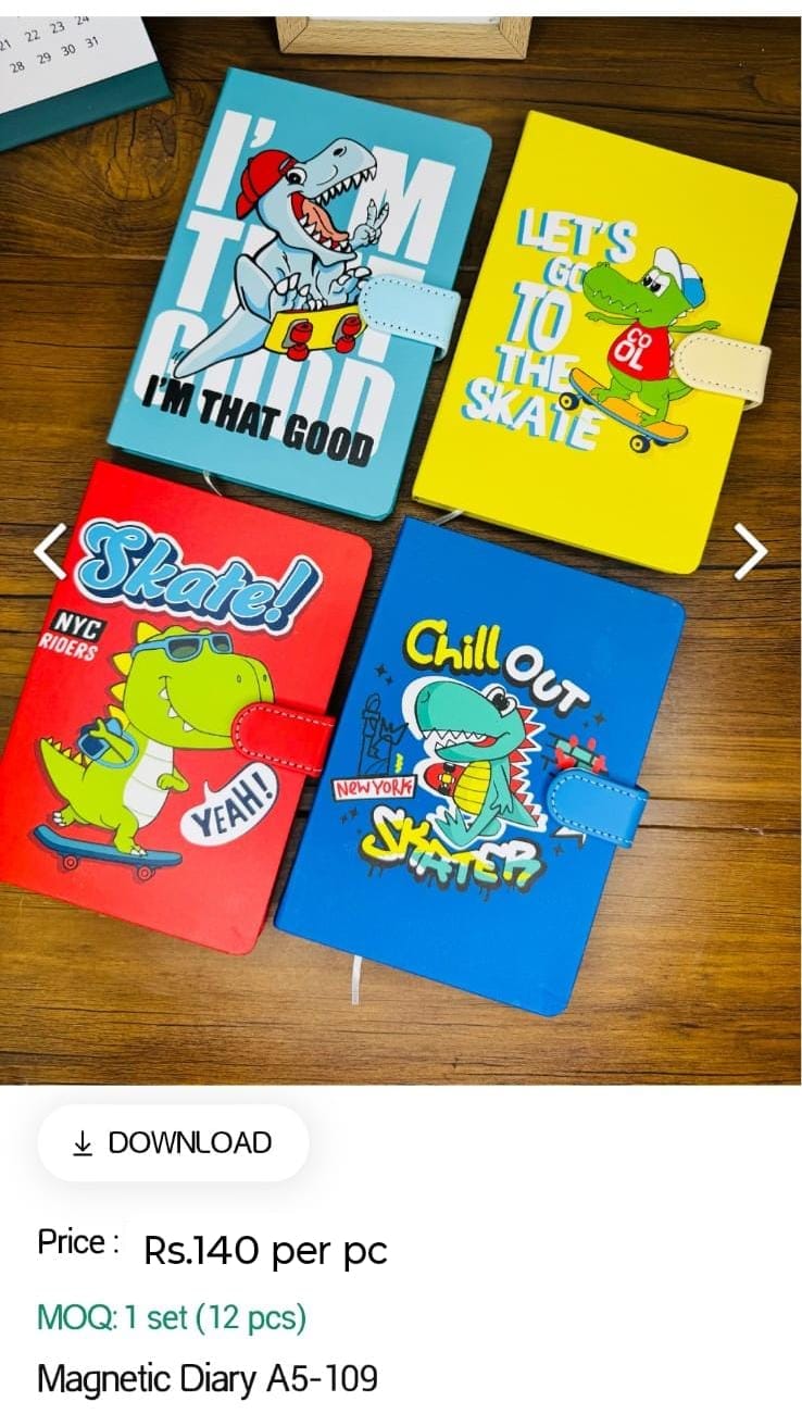 Magnetic Kids Diary