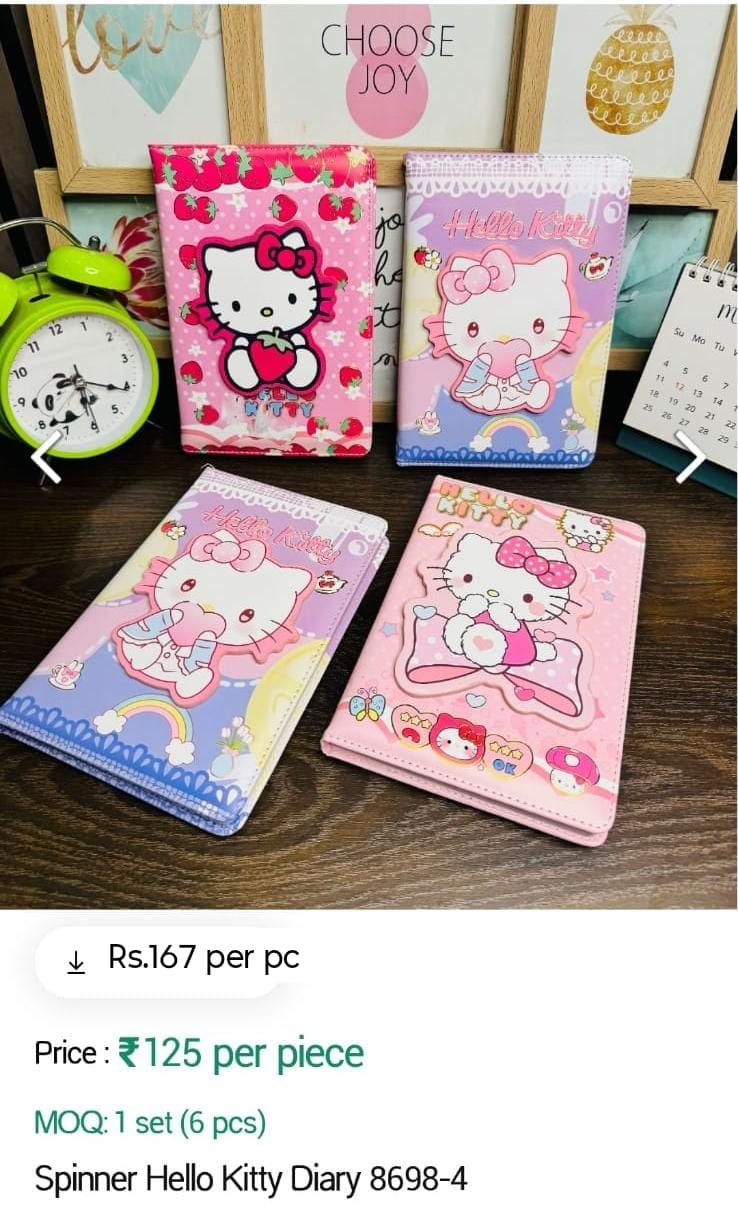 Spinner Hello Kitty Diary