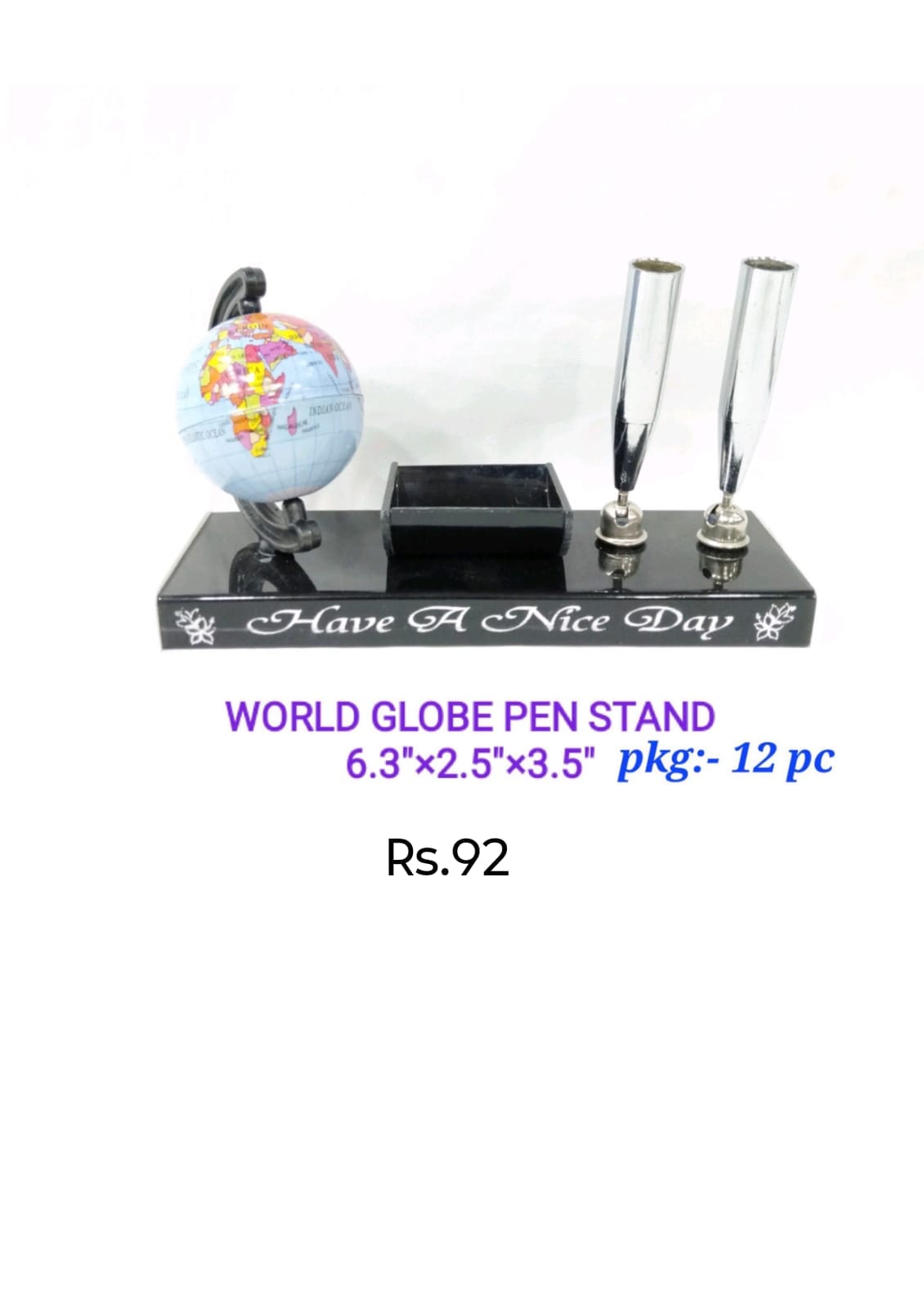 World Globe Pen Stand
