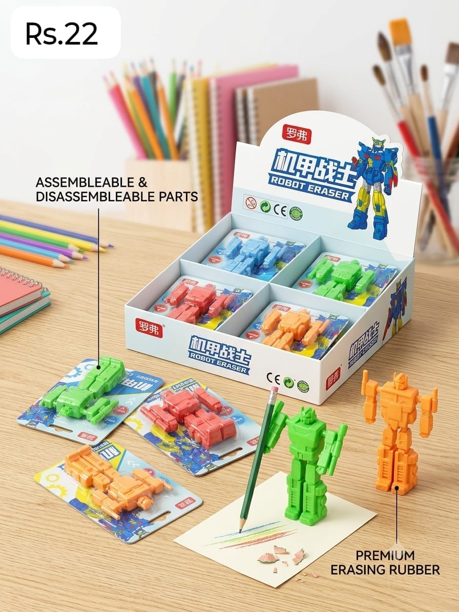 Fancy Robot Eraser