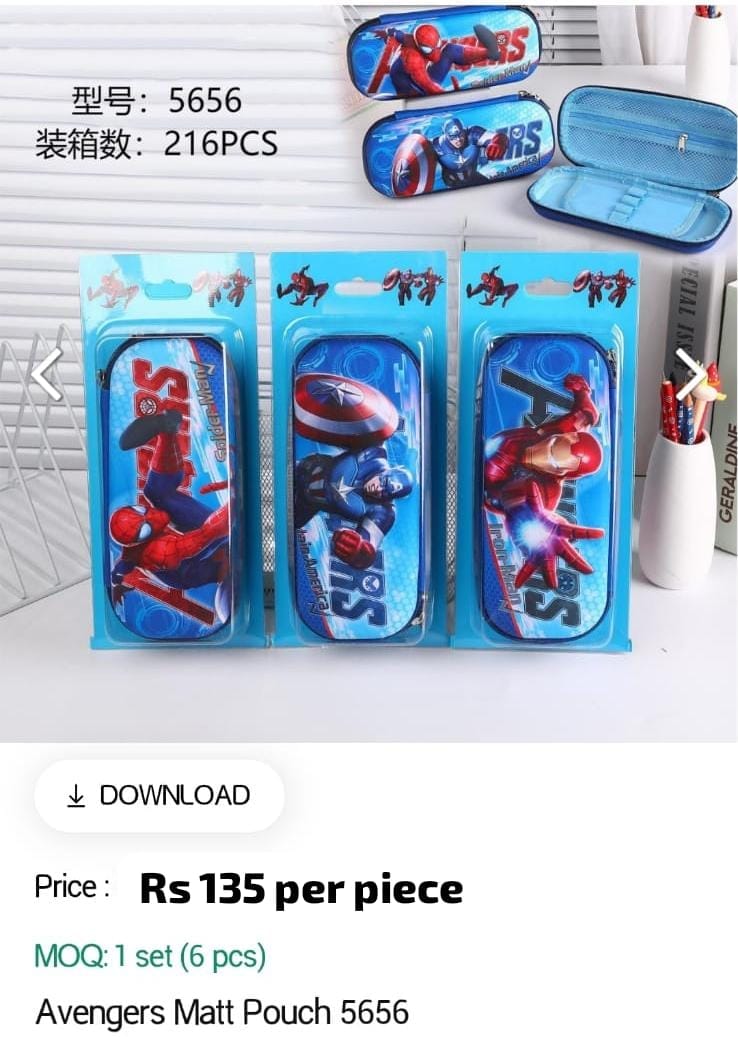 Avengers Matt Pouch