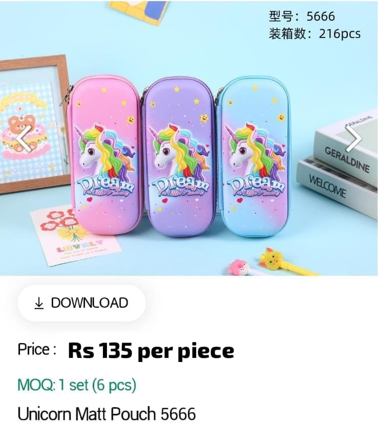 Unicorn Matt Pouch