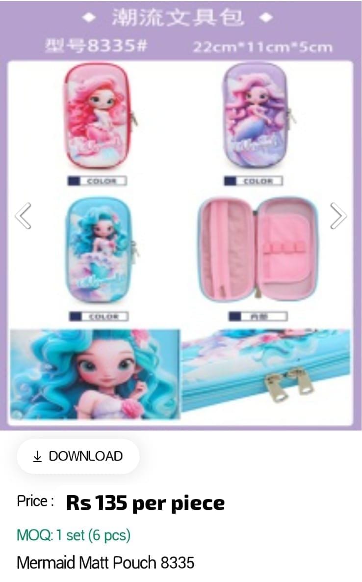 Mermaid Matt Pouch