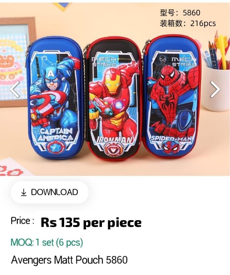 Avengers Matt Pouch
