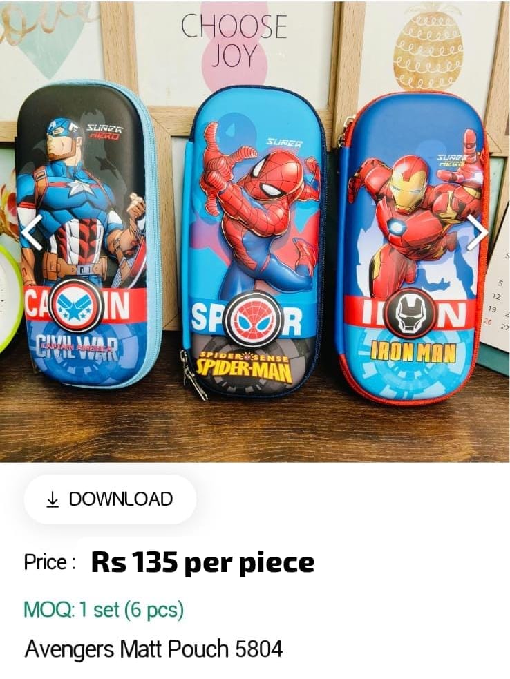 Avengers Matt Pouch