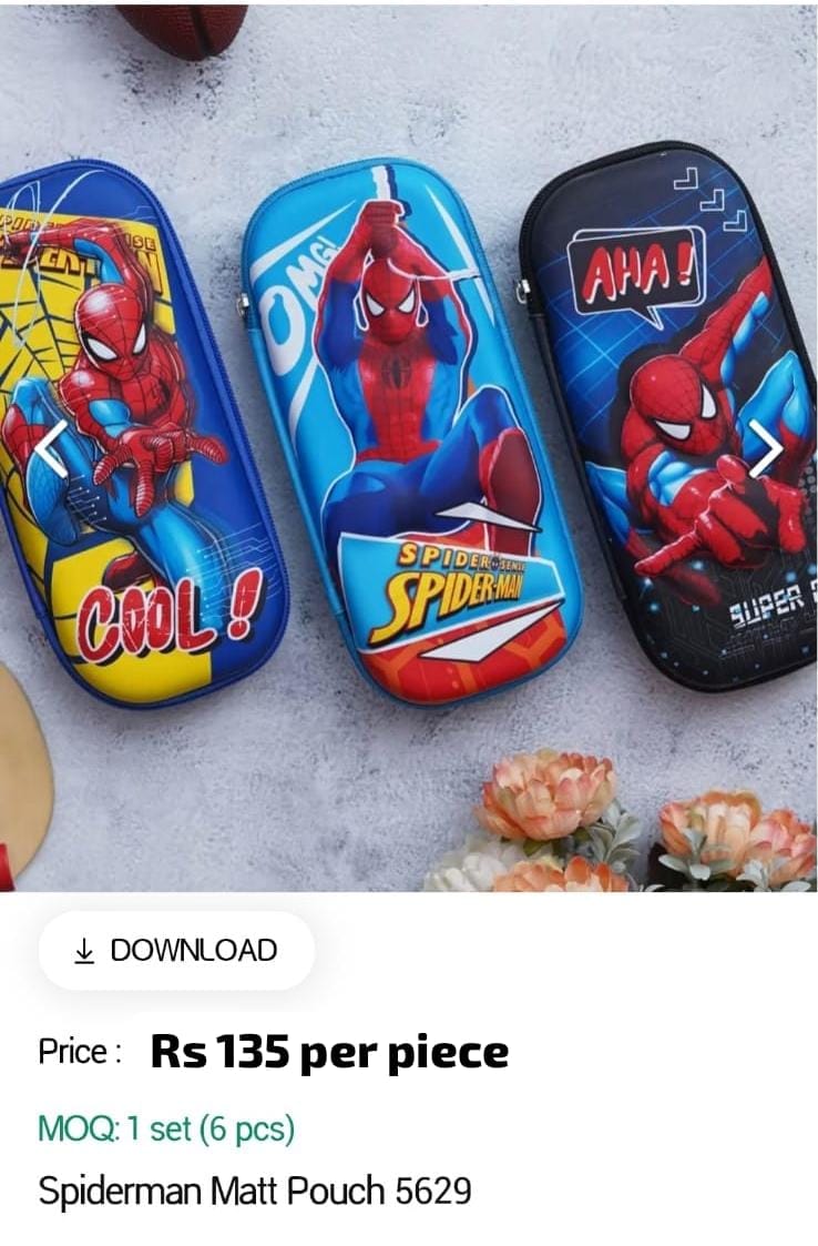 Spiderman Matt Pouch