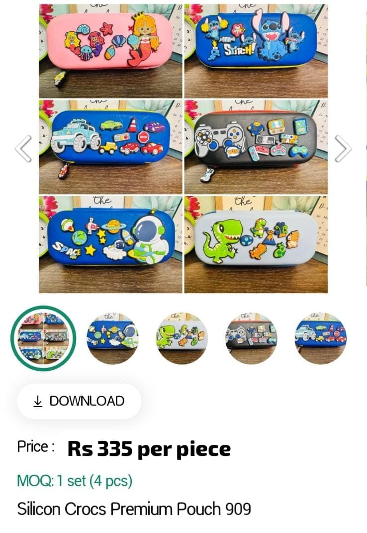 Silicon Crocs Premium Pouch