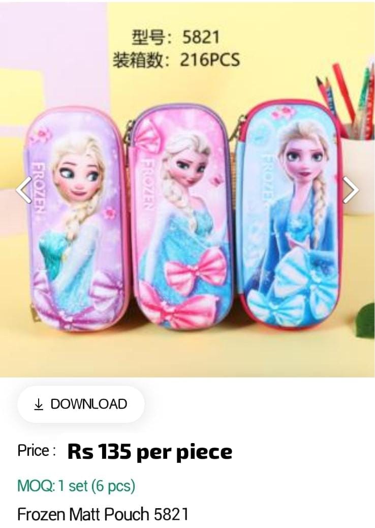 Frozen Matt Pouch