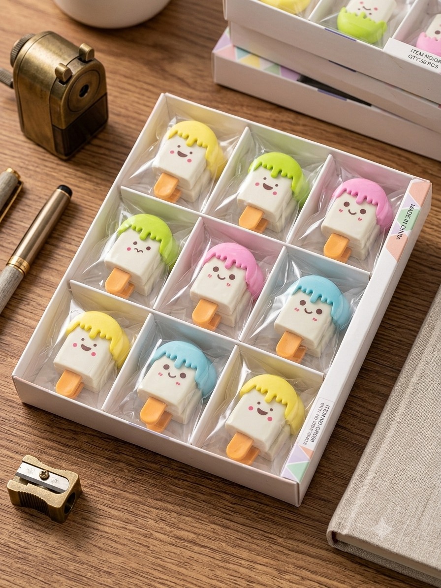 Fancy 3D Ice Crem Eraser