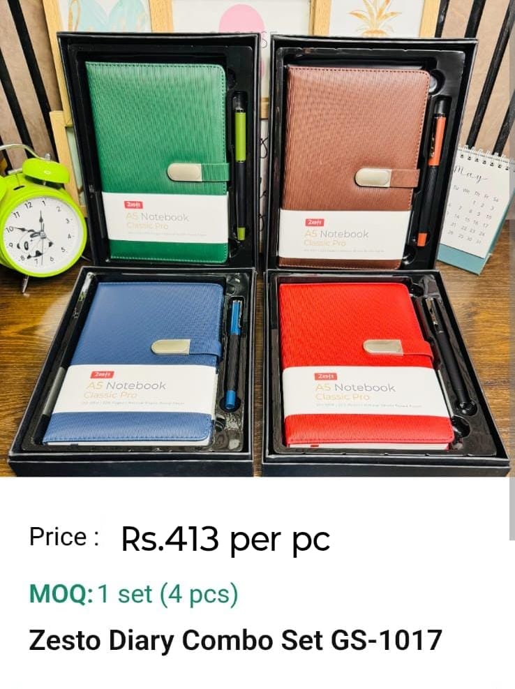 Fancy  Zesto Combo Diary Set