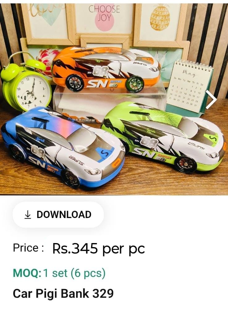 Kids Car Pigi Bank