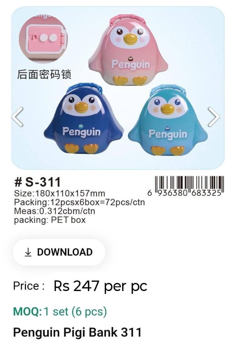 Penguin Pigi Bank