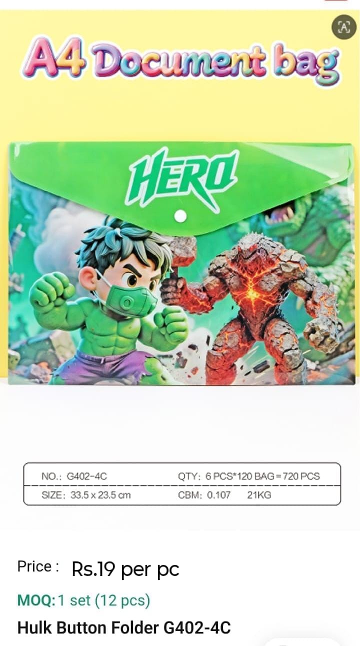 Hulk Button Folder
