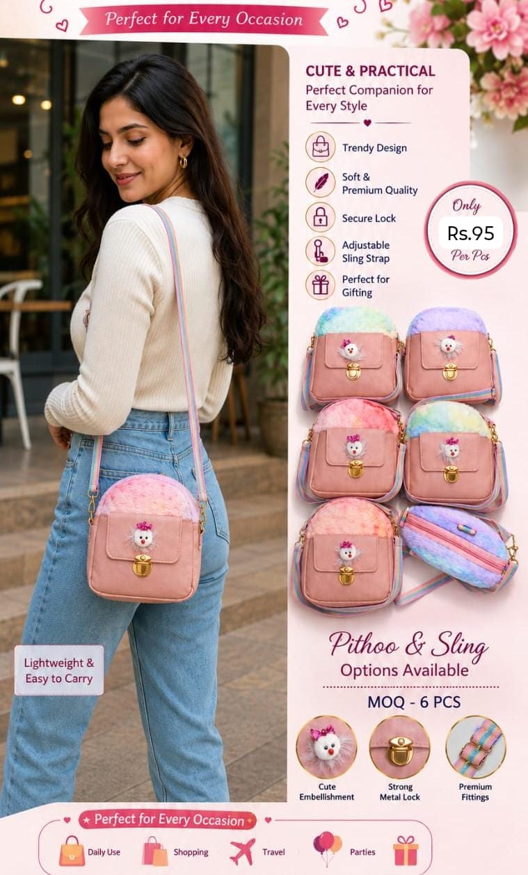Cute stylish kids sling bag