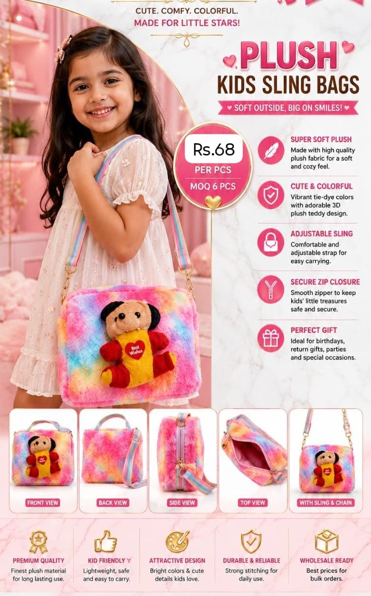 Cute stylish kids sling bag