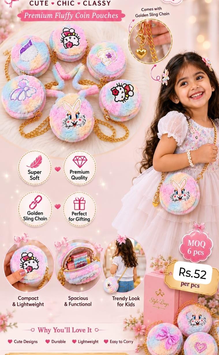 Cute stylish kids sling bag