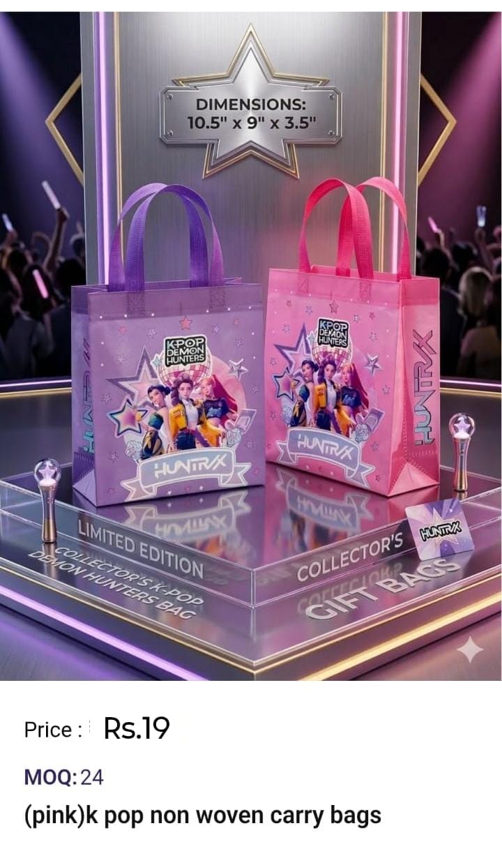 K Pop Non Moven Carry Bag