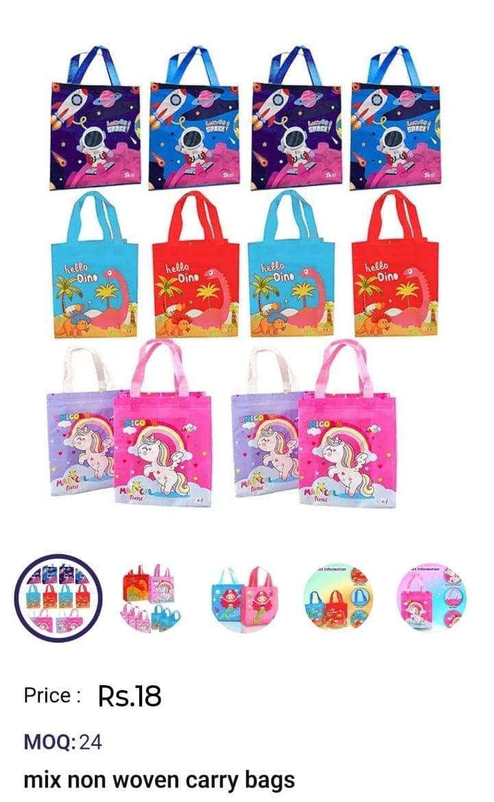 Mix Non Woven Carry Bag