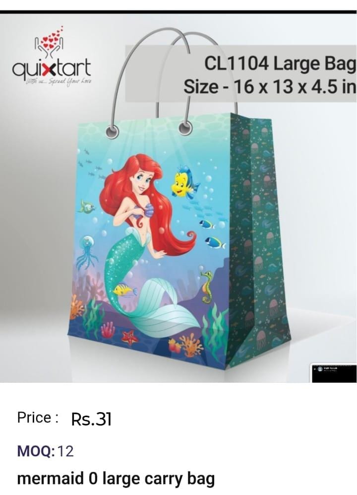 Mermaaid Large Carry Bag
