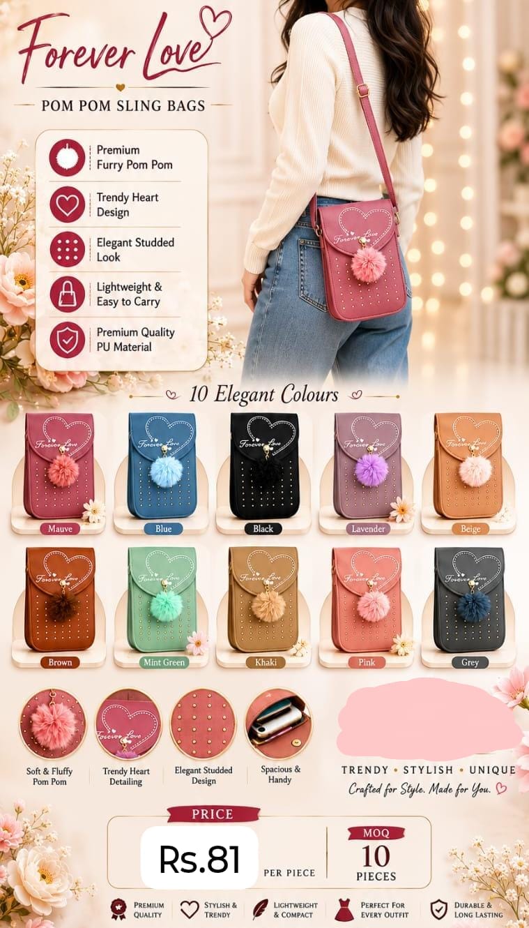 Stylish mobile sling bag