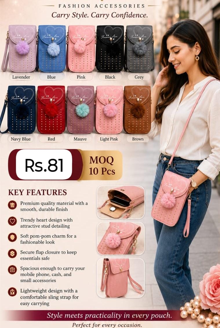 Stylish mobile sling bag