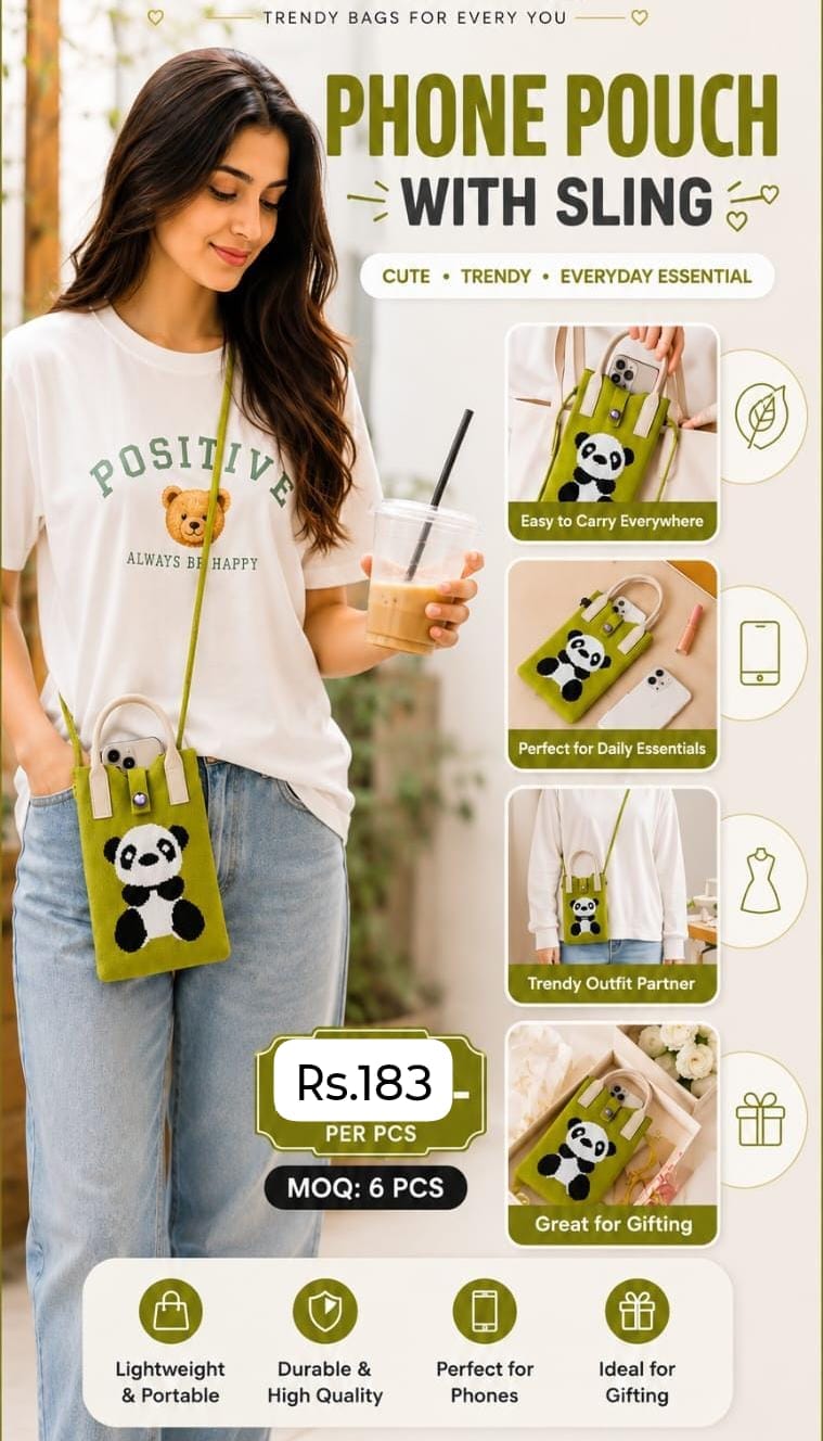 Stylish mobile sling bag