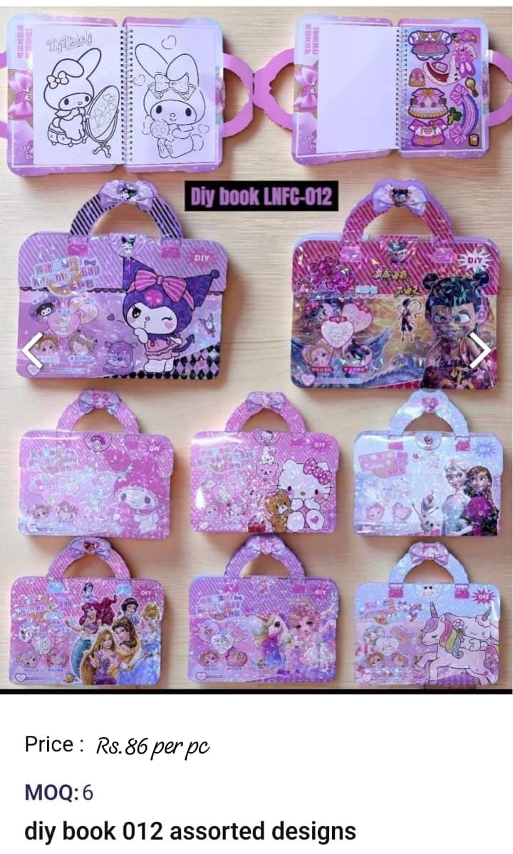 Diy Book 012 Assorted Designs