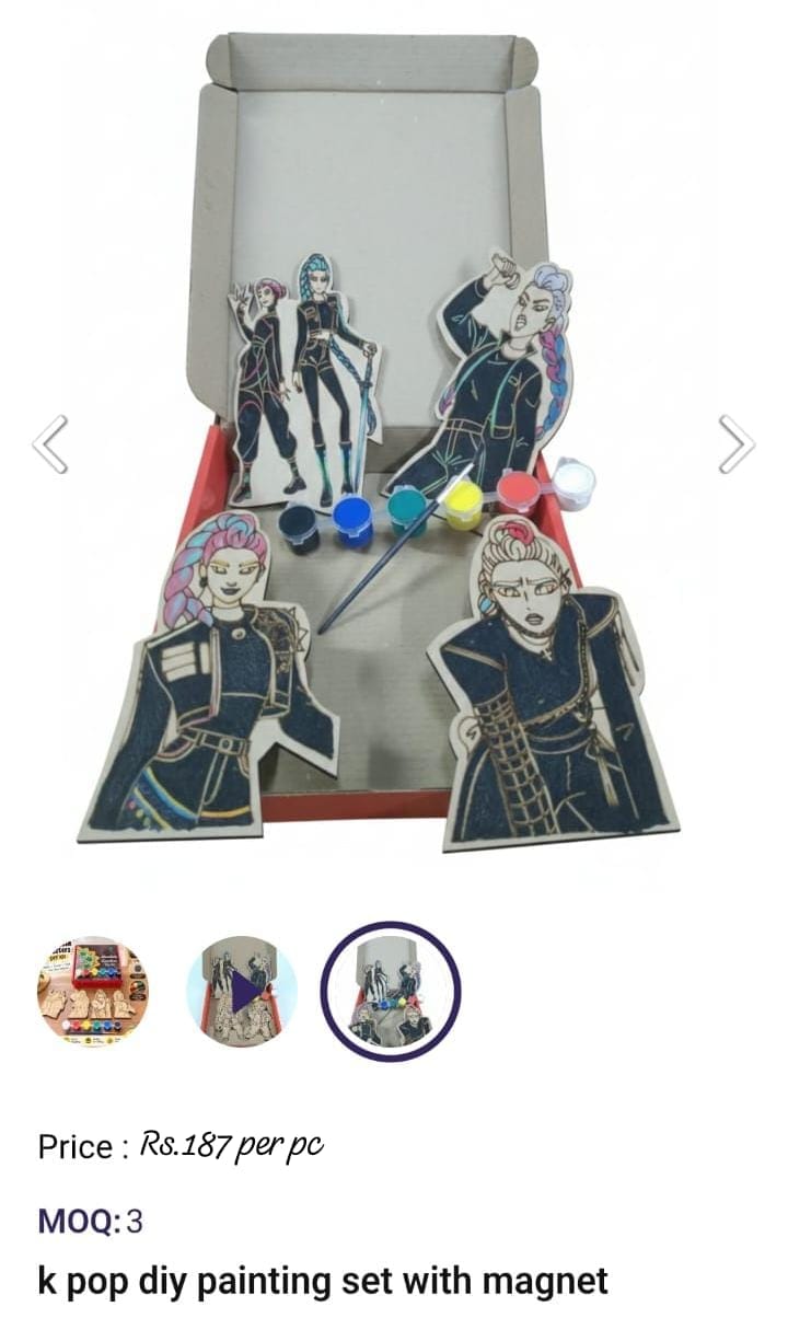 K Pop Diy Painting Set With Magnet