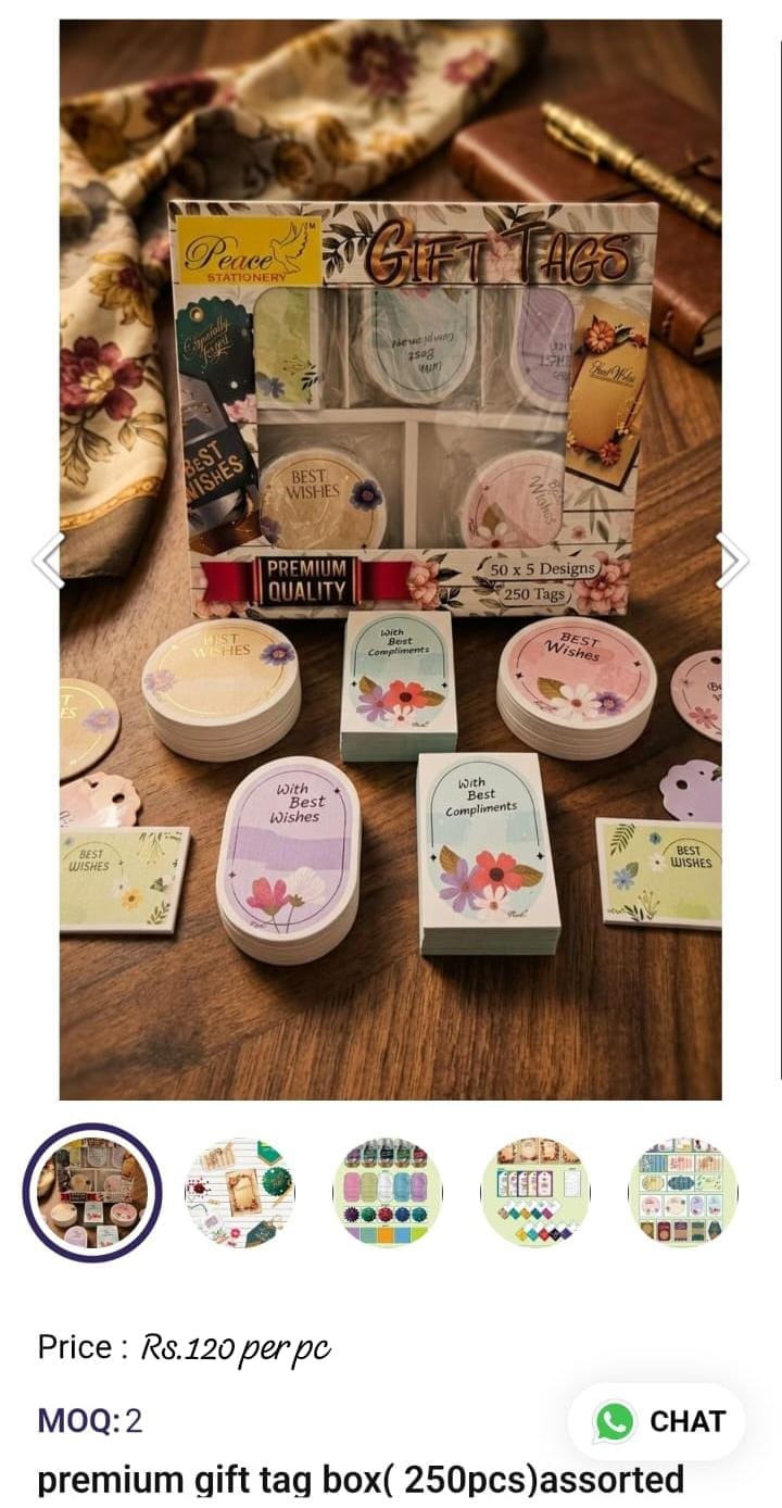 Premium Gift Tag Box
