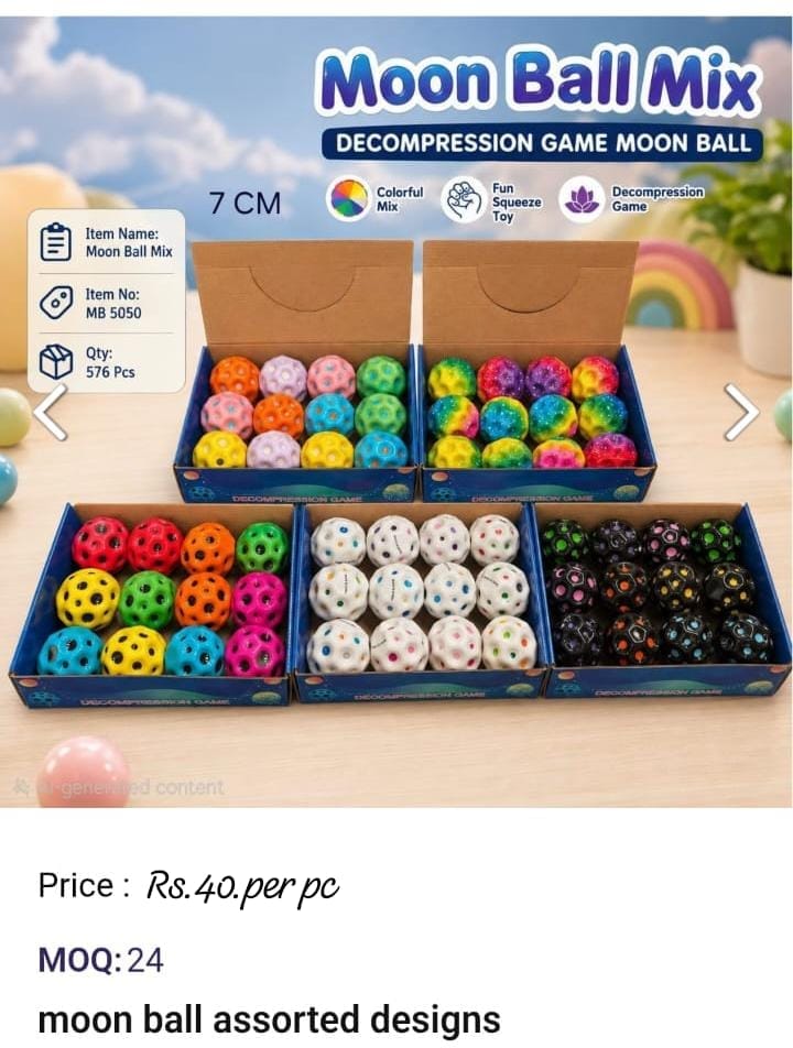 Moon Ball Assorted Designs