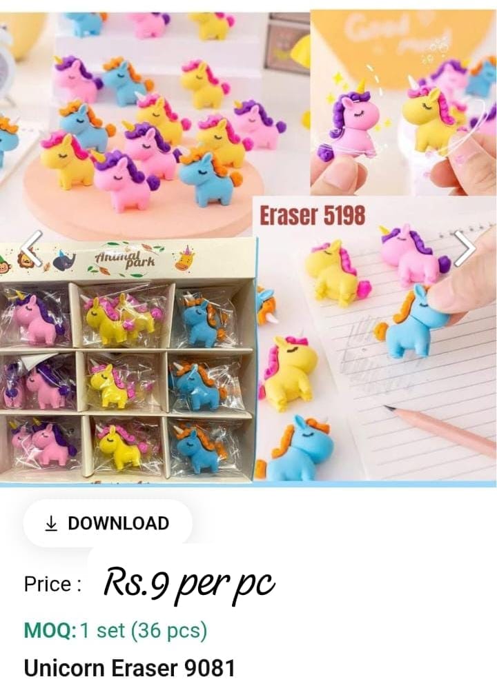 Unicorn Eraser
