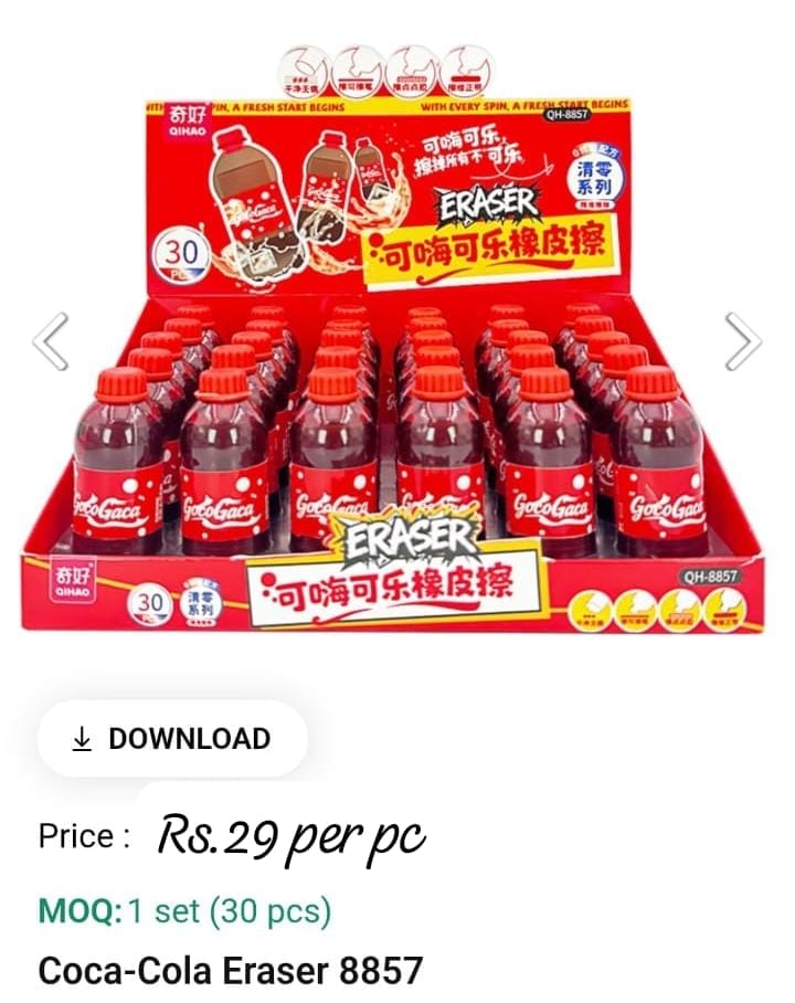 Coca Cola Eraser