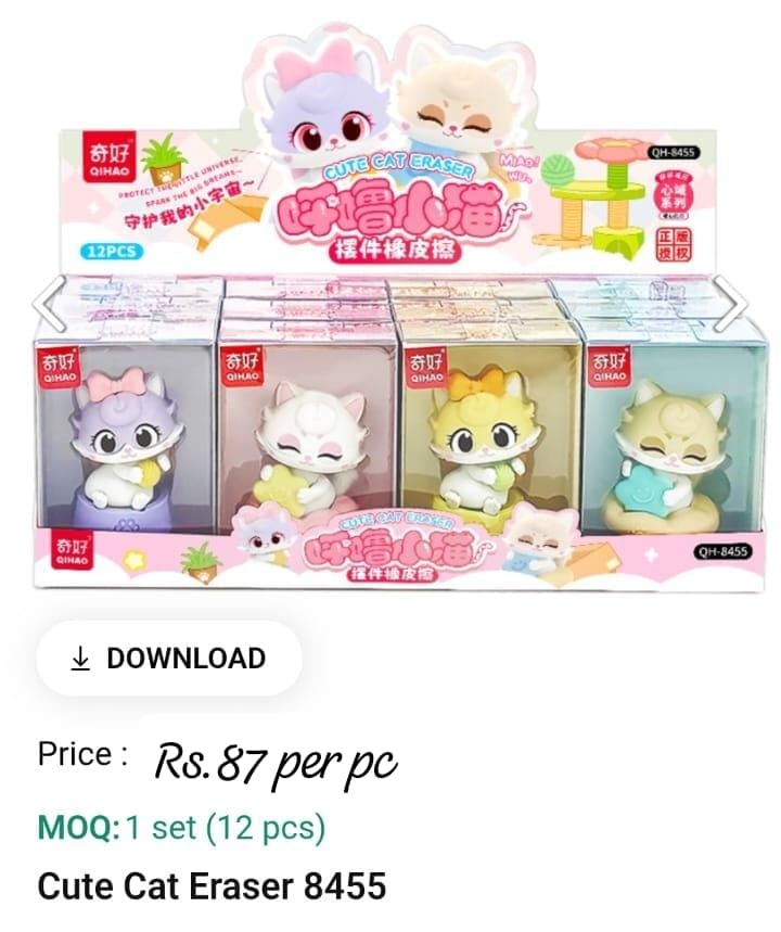 Cute Cat Eraser
