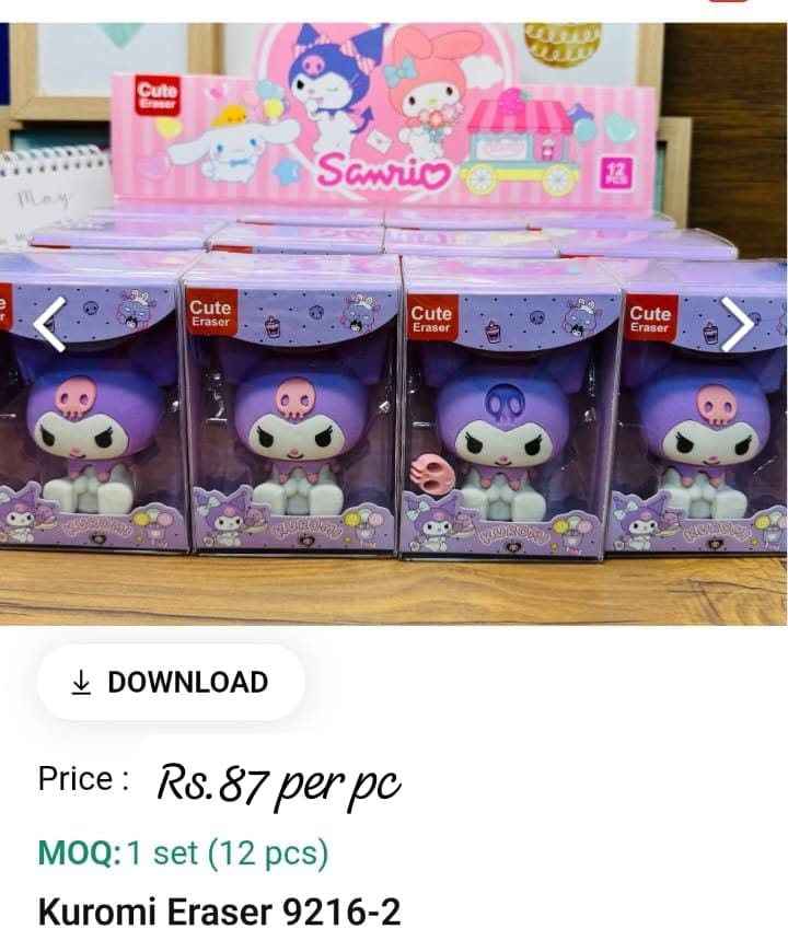 Kuromi Eraser