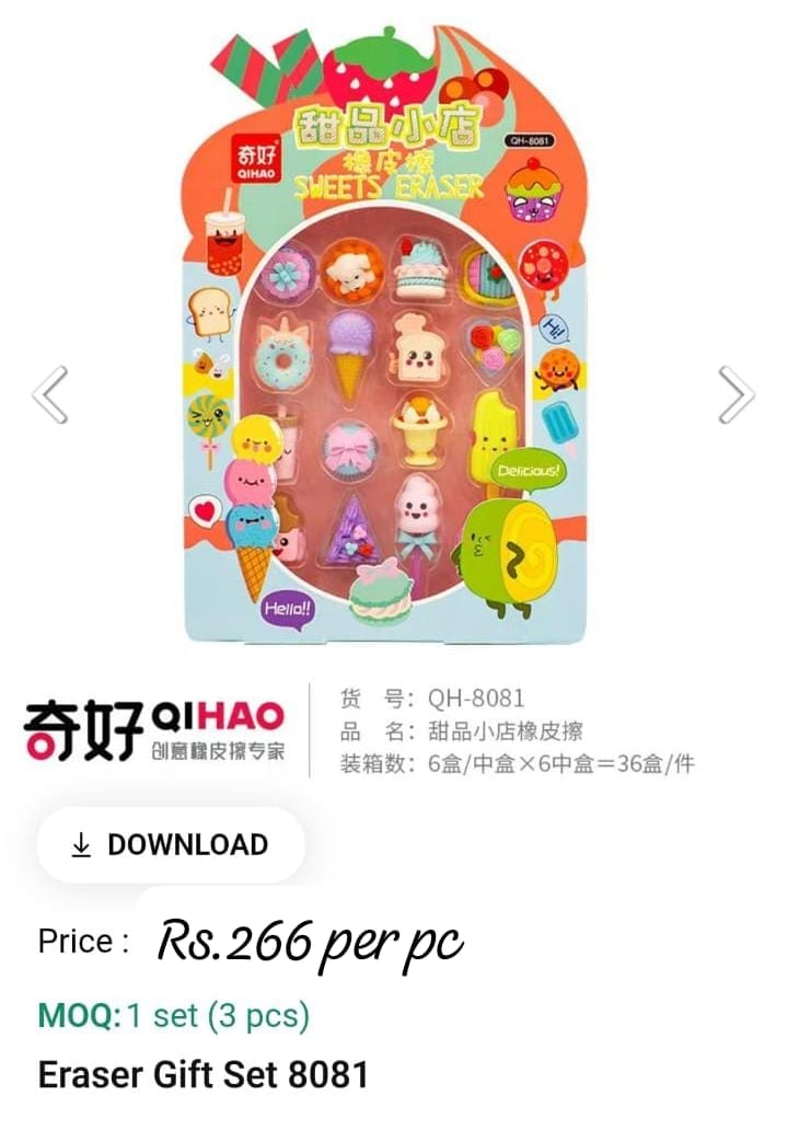 Eraser Gift Set