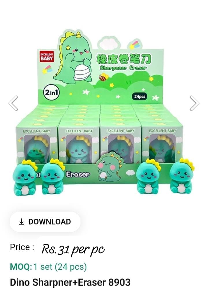 Dino Sharpner And Eraser