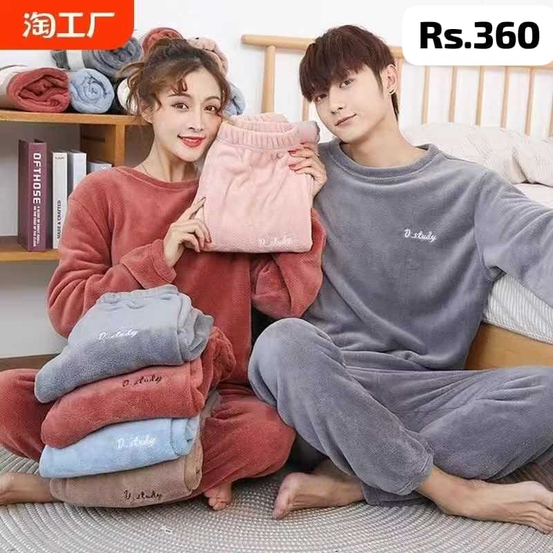 Winter Night Suit For Women And Man