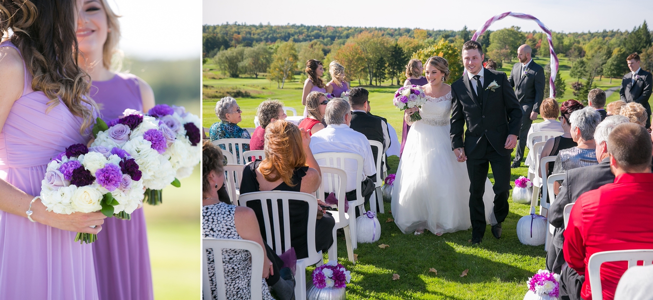 Oakfield Golf and Country Club Wedding Ceremony Nova Scotia Photography