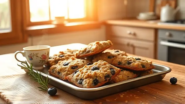 Blueberry Bar Cookies