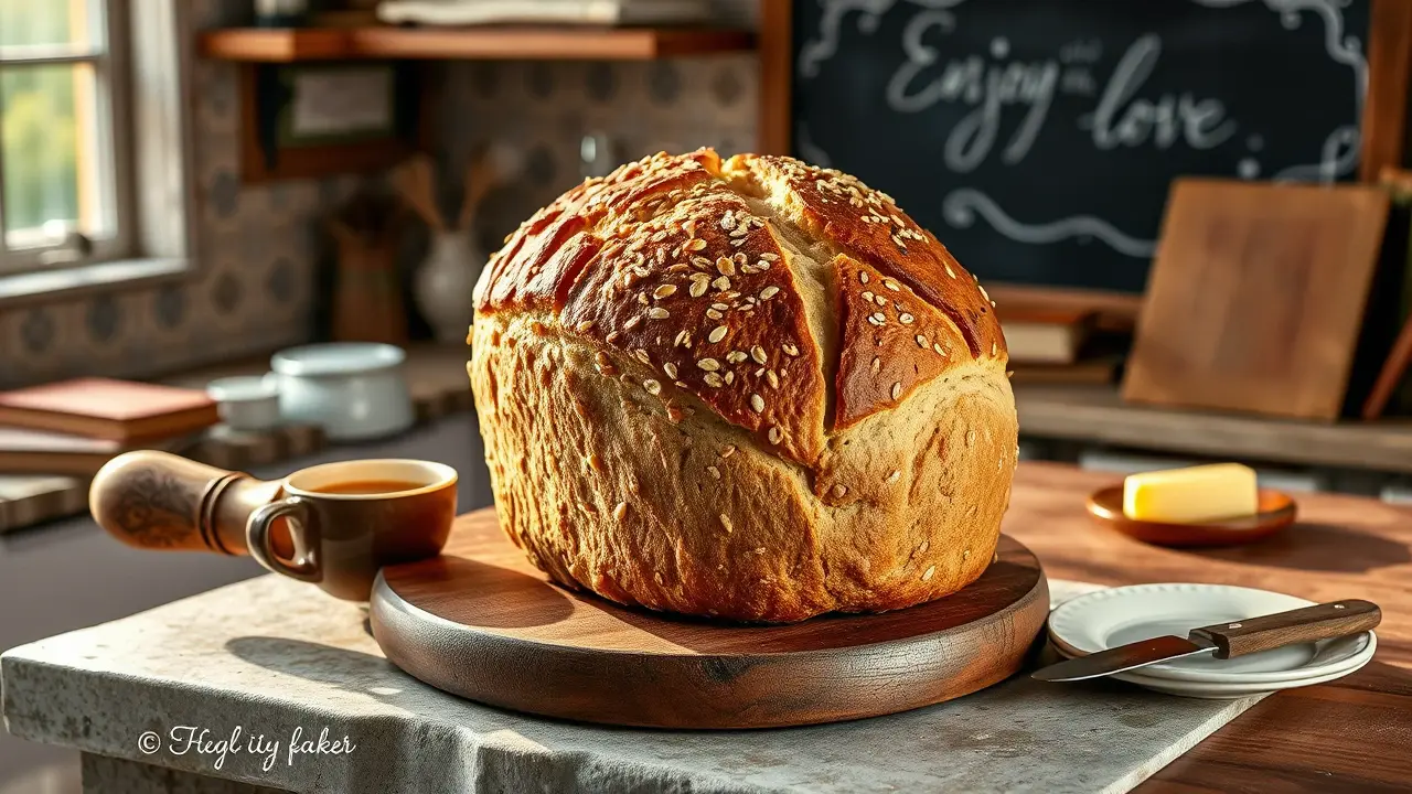 Old Fashioned Oatmeal Bread