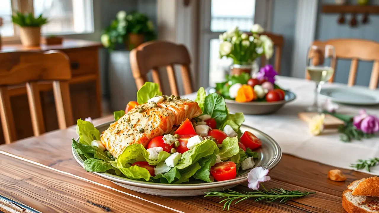 Lynda's Oven-roasted Salmon Salad