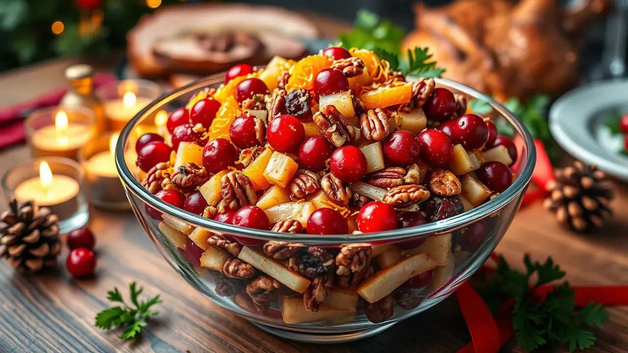 Festive Cranberry Relish Salad