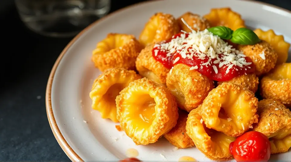 Crispy Baked Tortellini